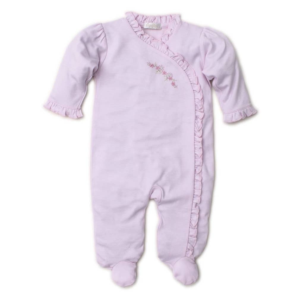 Kissy Kissy Premier Pink Vines Footie Newborn